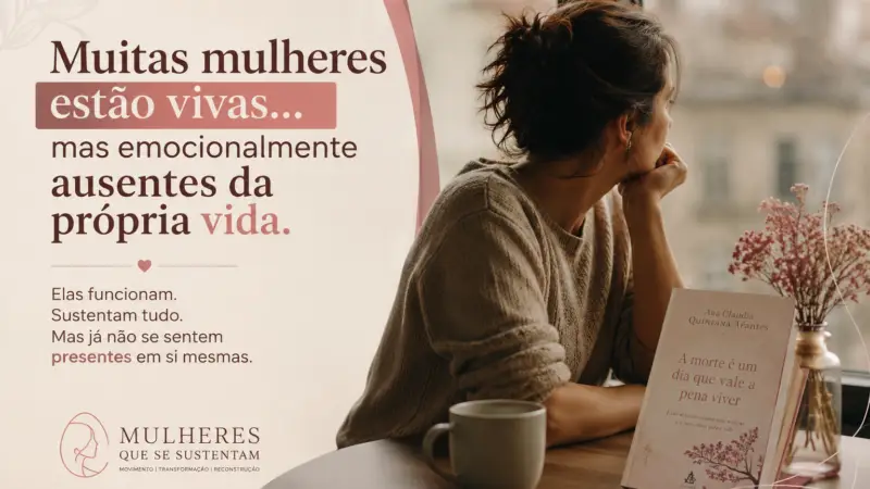 Muitas mulheres estão vivas… mas emocionalmente ausentes da própria vida