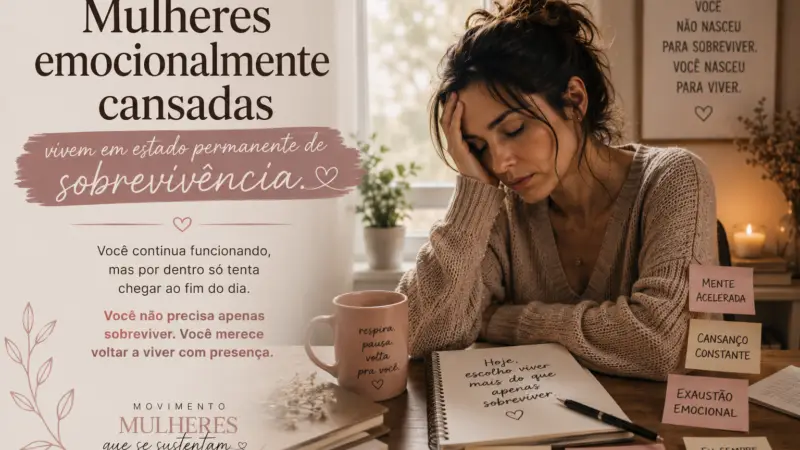 Mulheres emocionalmente cansadas vivem em estado permanente de sobrevivência