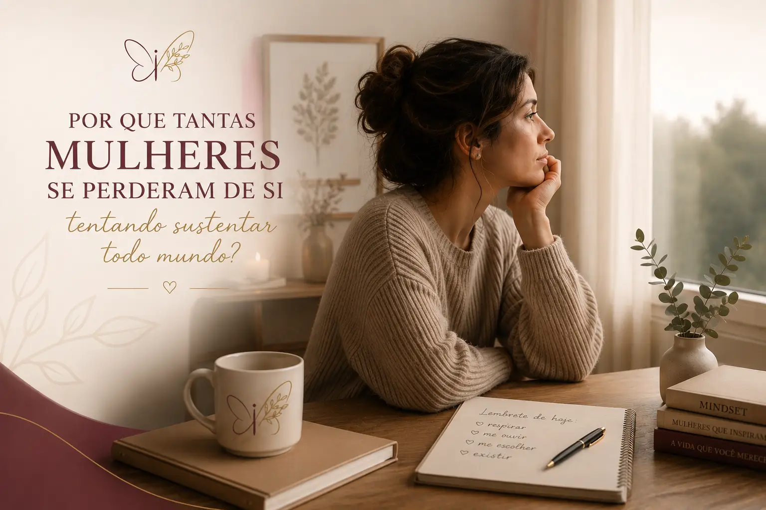 Por que tantas mulheres se perderam de si tentando sustentar todo mundo?