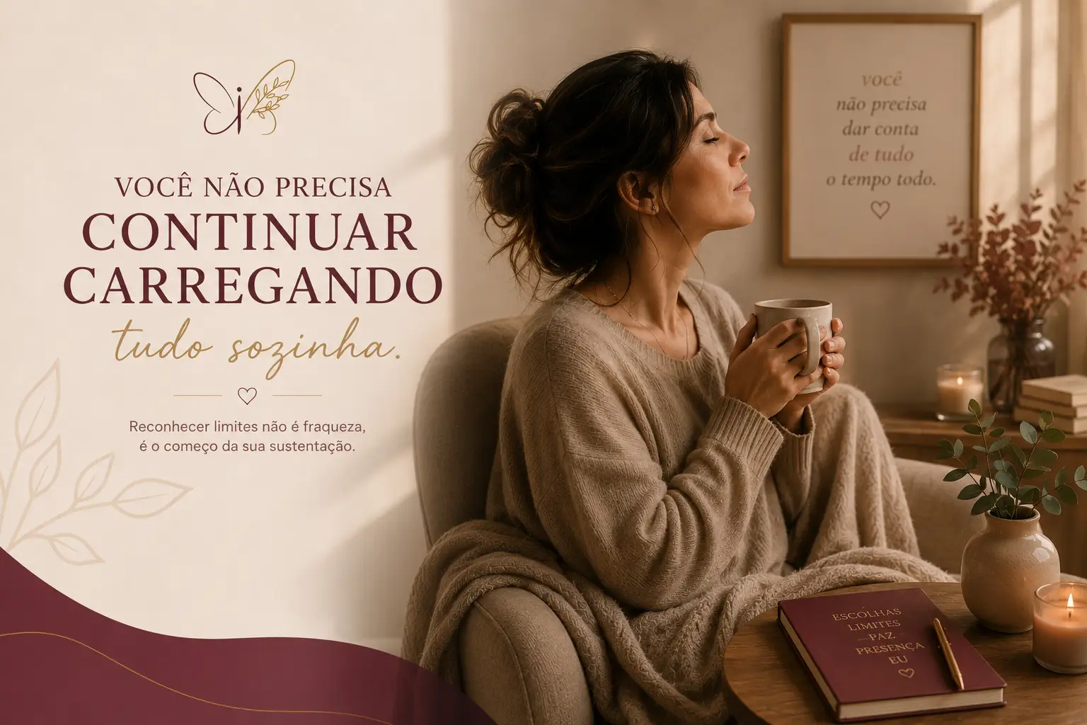 Você não precisa continuar carregando tudo sozinha